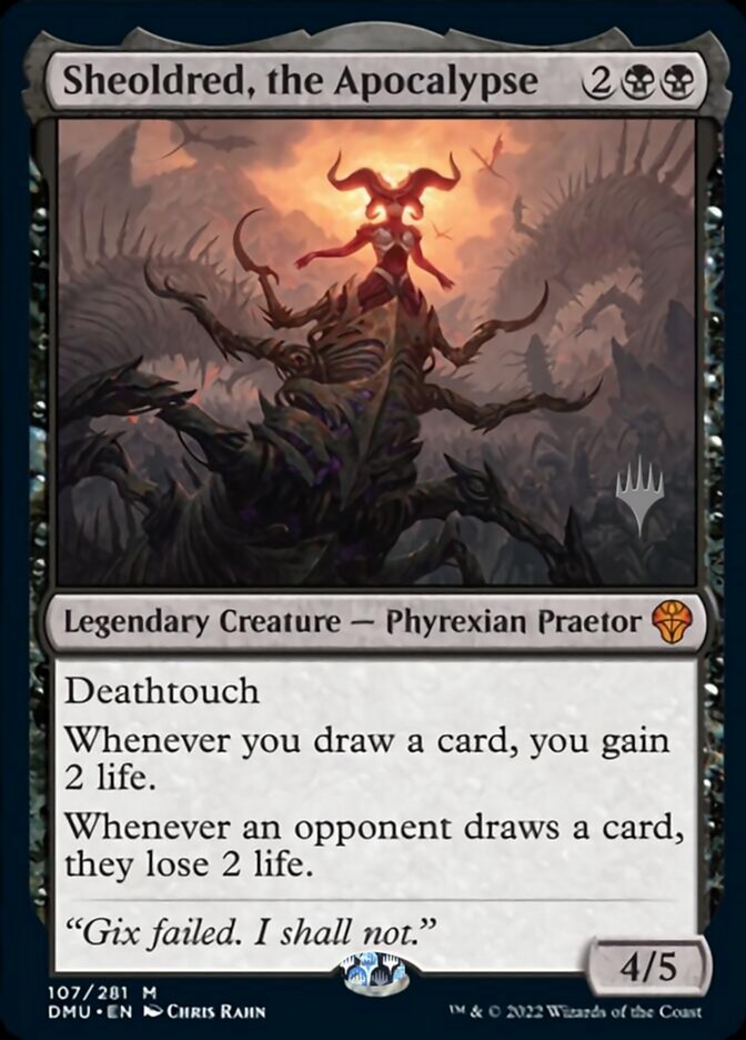 Sheoldred, the Apocalypse (Promo Pack) [Dominaria United Promos] | Good Games Modbury