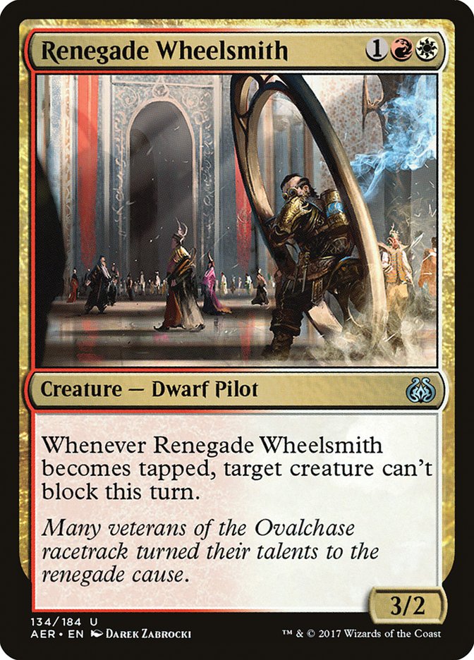 Renegade Wheelsmith 134/184 (Aether Revolt)  - Foil | Good Games Modbury
