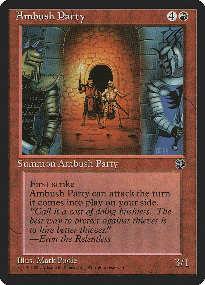 Ambush Party (Eron Flavor Text) [Homelands] | Good Games Modbury