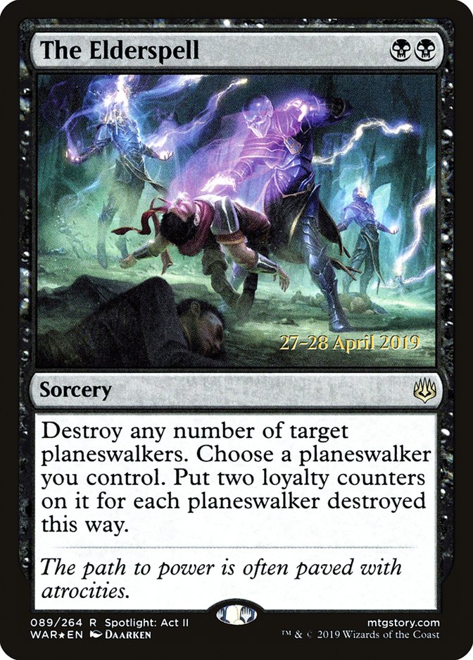 The Elderspell [War of the Spark Prerelease Promos] | Good Games Modbury