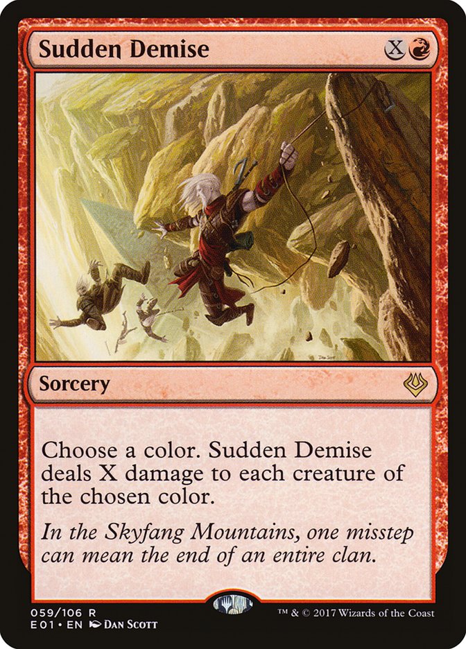 Sudden Demise 59/106 (Archenemy: Nicol Bolas)  | Good Games Modbury