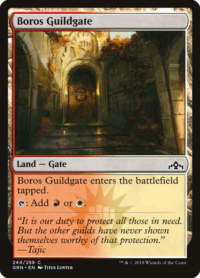 Boros Guildgate (244/259) [Guilds of Ravnica] | Good Games Modbury