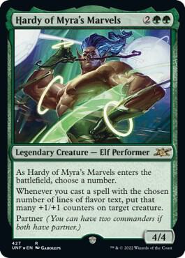 Hardy of Myras Marvels Galaxy Foil 427/244 (Unfinity)  - Foil | Good Games Modbury