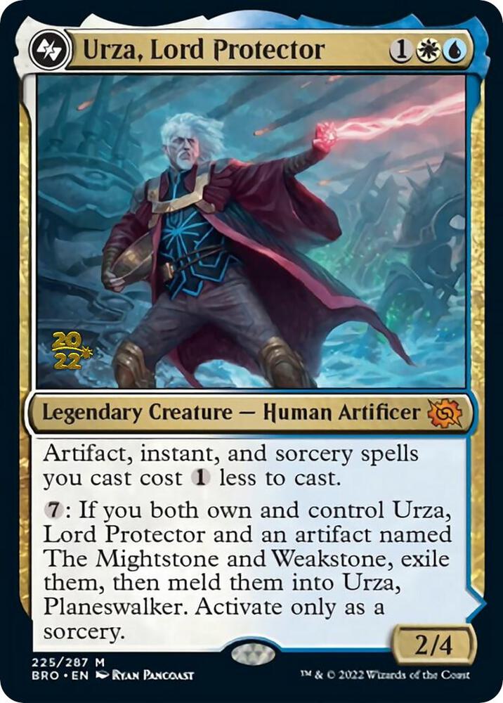 Urza Lord Protector 225s/169 (Prerelease Cards)  - Foil | Good Games Modbury
