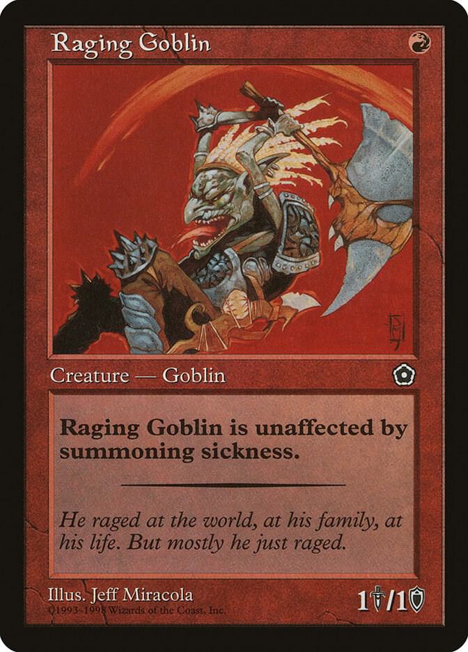 Raging Goblin 114/165 (Portal Second Age)  | Good Games Modbury