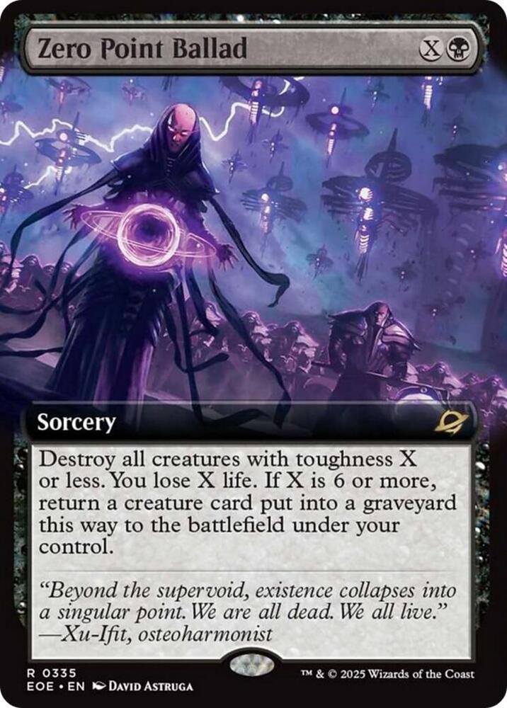 Zero Point Ballad 335/276 (Edge of Eternities)  - Extended Art  | Good Games Modbury