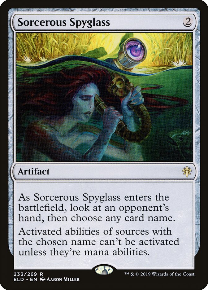 Sorcerous Spyglass [Throne of Eldraine] | Good Games Modbury