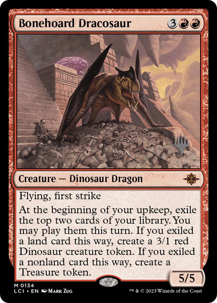 Bonehoard Dracosaur 134p/138 (Promo Pack: The Lost Caverns of Ixalan)  | Good Games Modbury