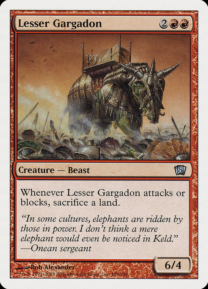 Lesser Gargadon 199/350 (8th Edition)  | Good Games Modbury