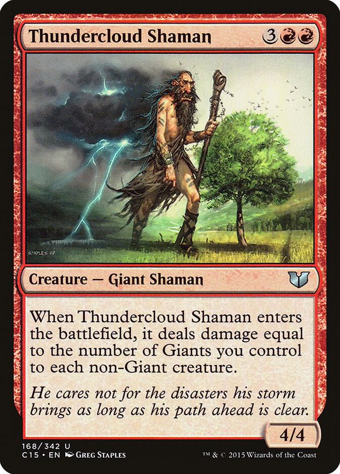 Thundercloud Shaman 168/342 (Commander 2015)  | Good Games Modbury