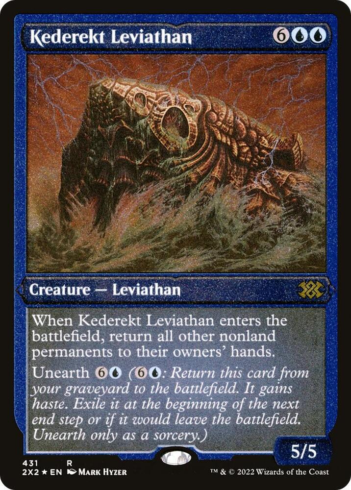 Kederekt Leviathan Foil Etched 431 (Double Masters 2022)  - Foil | Good Games Modbury
