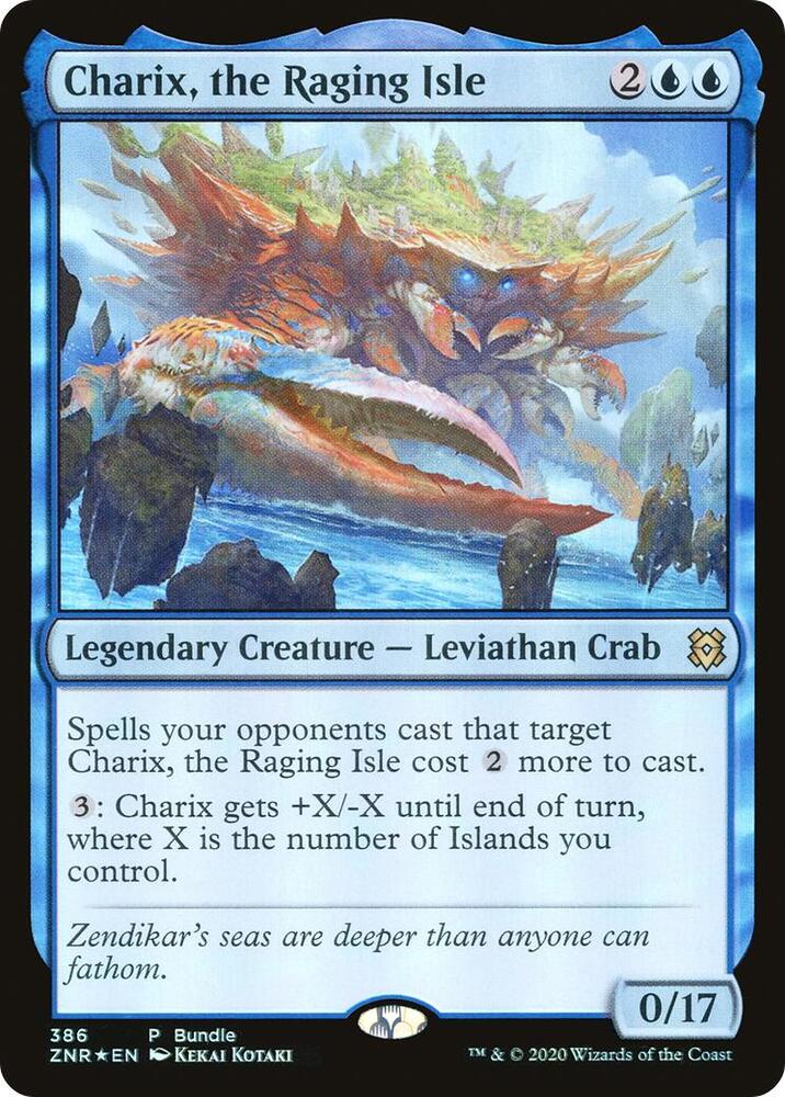 Charix the Raging Isle ZNR Bundle 386/280 (Unique and Miscellaneous Promos)  - Foil | Good Games Modbury