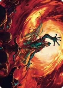 Gix Yawgmoth Praetor Art Card 16 (Art Series: The Brothers' War)  | Good Games Modbury