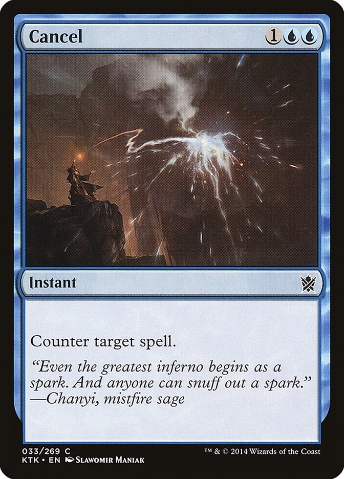 Cancel [Khans of Tarkir] | Good Games Modbury