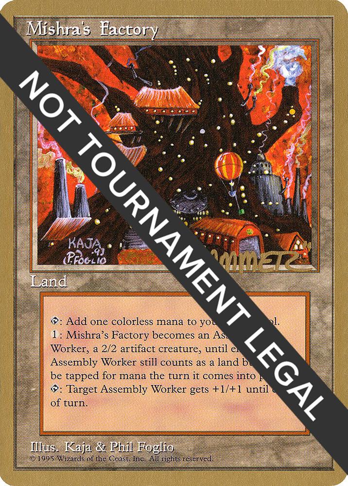 Mishras Factory 1996 Shawn Hammer Regnier 4ED shr361/308 (World Championship Decks)  | Good Games Modbury