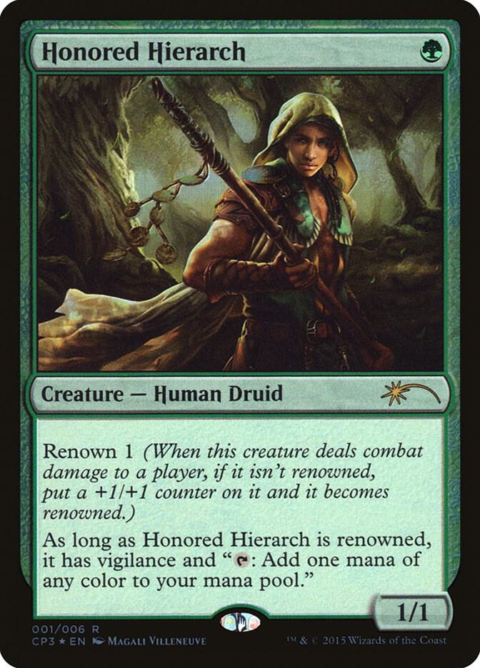 Honored Hierarch 1 (Unique and Miscellaneous Promos)  - Foil | Good Games Modbury