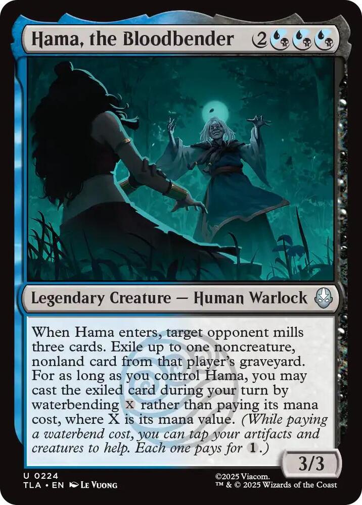 Hama, the Bloodbender 224/286 (Avatar: The Last Airbender)  - Foil | Good Games Modbury
