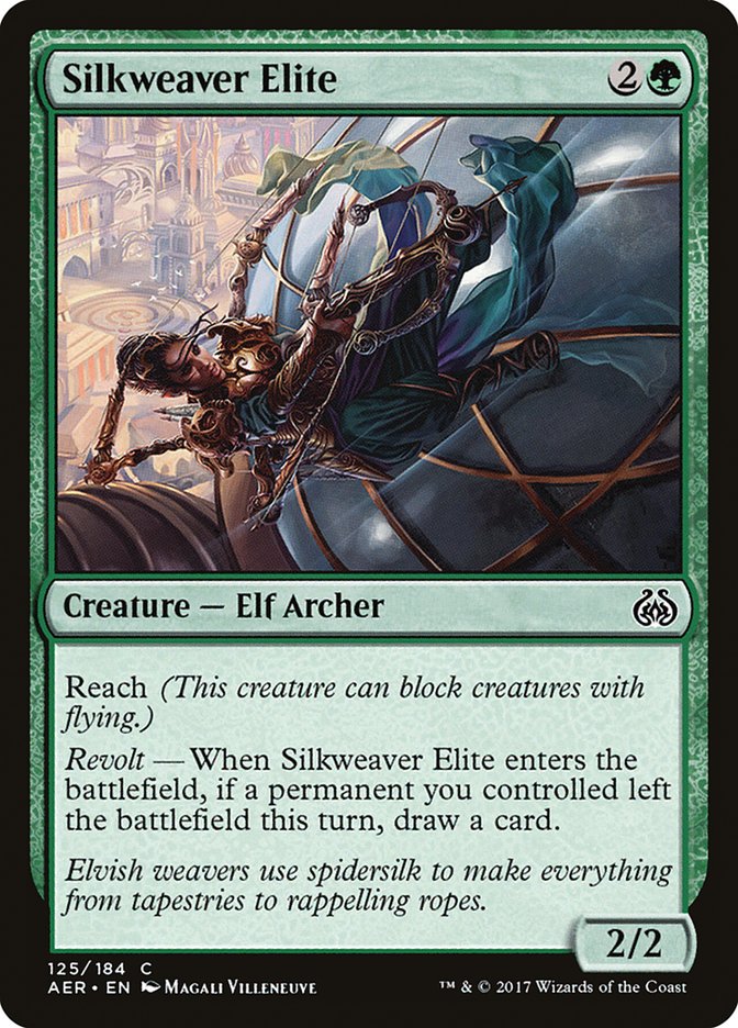 Silkweaver Elite 125/184 (Aether Revolt)  - Foil | Good Games Modbury