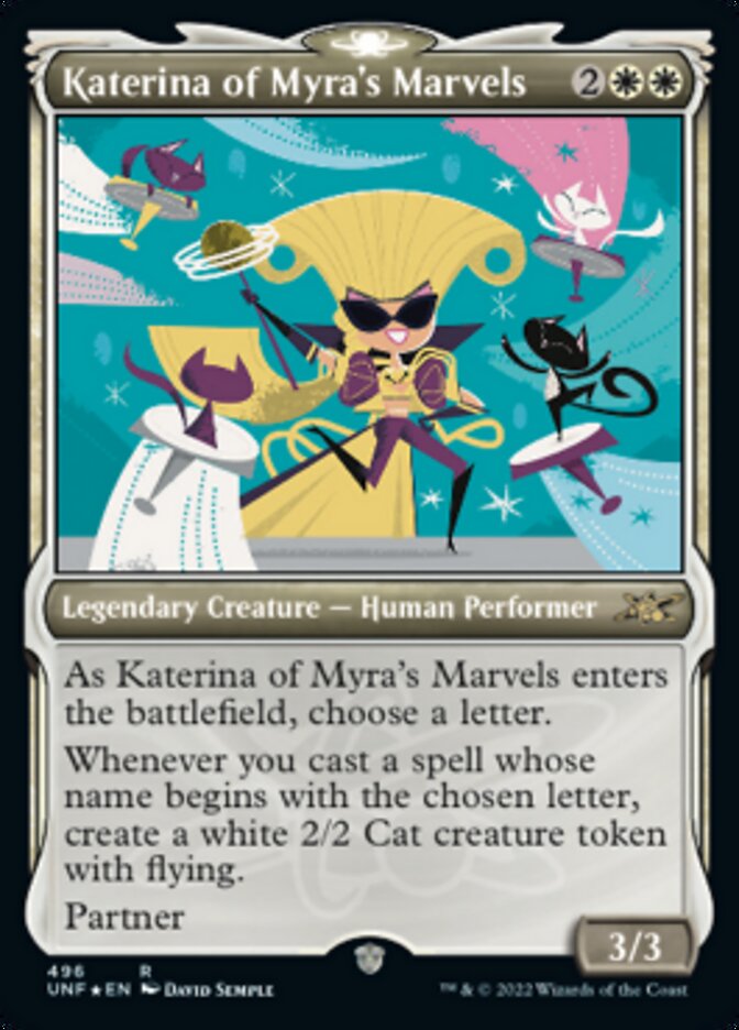 Katerina of Myra's Marvels (Showcase) (Galaxy Foil) [Unfinity] | Good Games Modbury