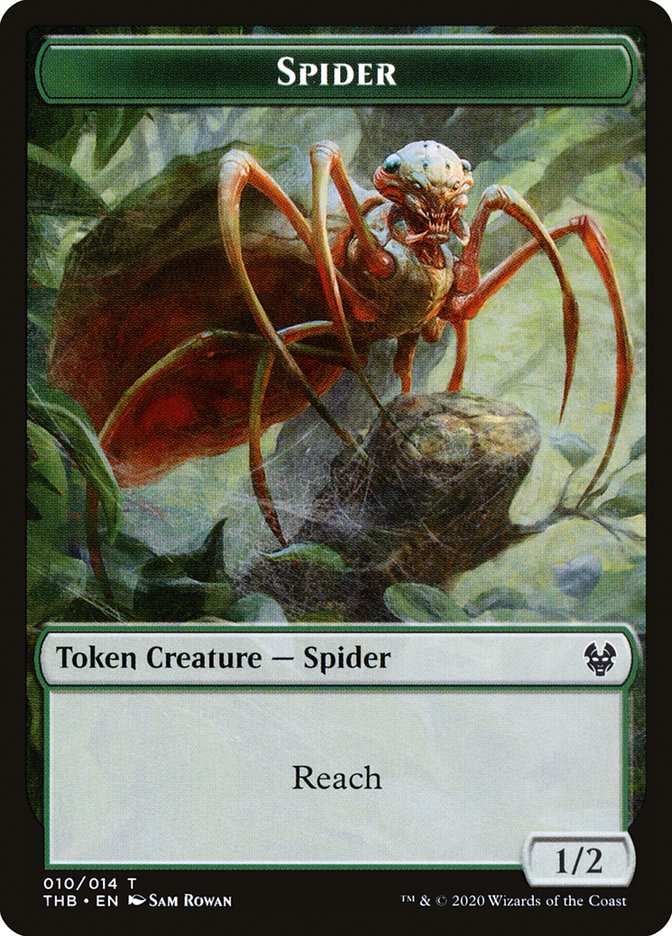 Spider Token [Theros Beyond Death Tokens] | Good Games Modbury