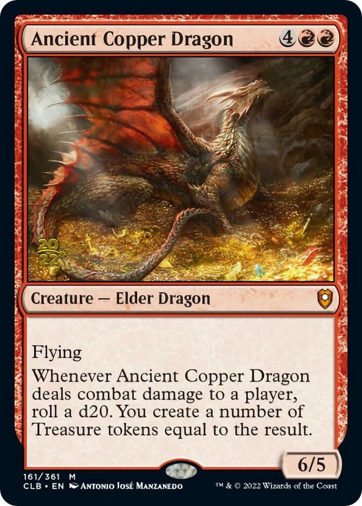 Ancient Copper Dragon 161s/108 (Prerelease Cards)  - PreRelease Foil | Good Games Modbury