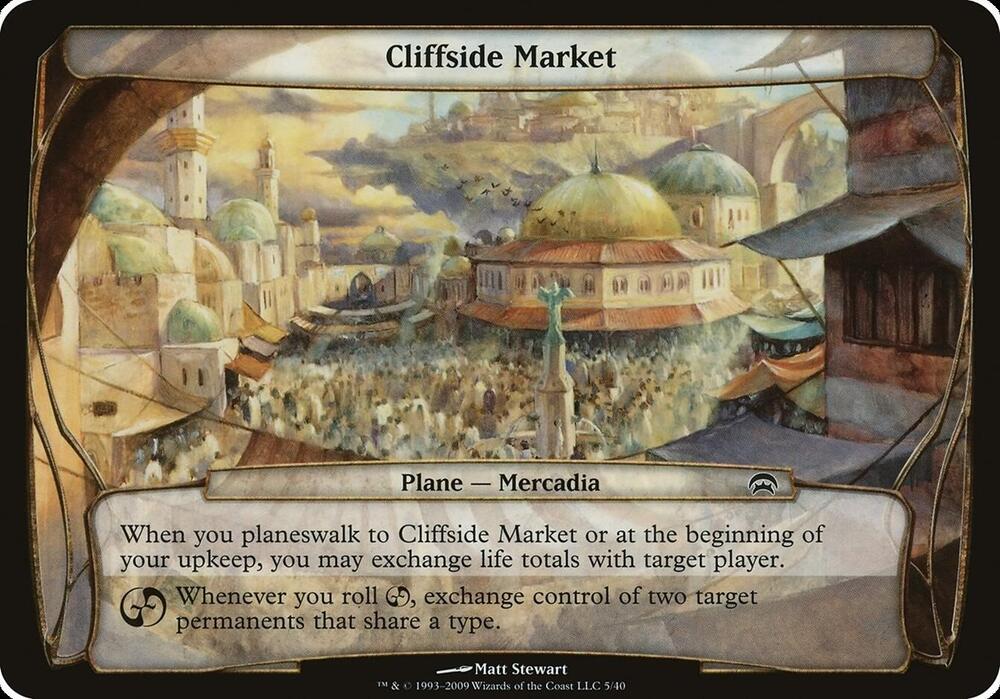 Cliffside Market Planechase 5/40 (Oversize Cards)  | Good Games Modbury