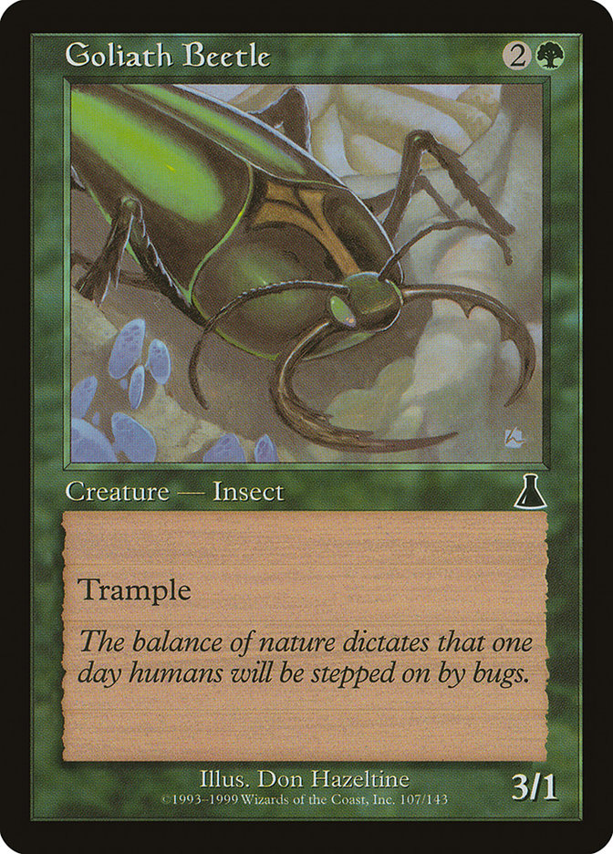 Goliath Beetle 107/143 (Urza's Destiny)  - Foil | Good Games Modbury