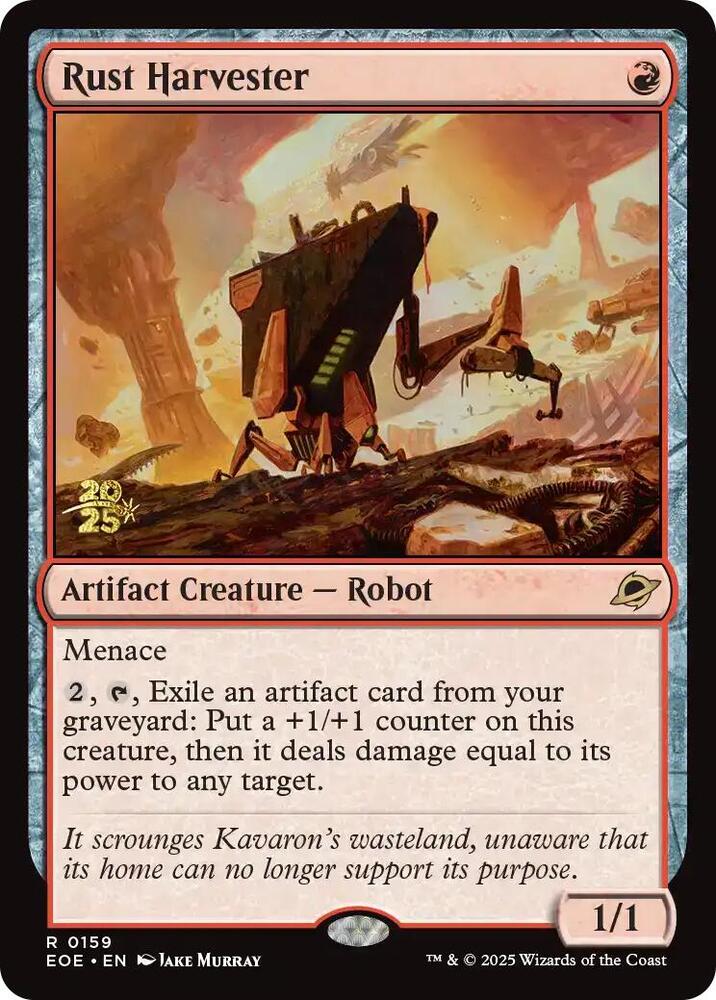 Rust Harvester 159s/160 (Prerelease Cards)  - Foil | Good Games Modbury