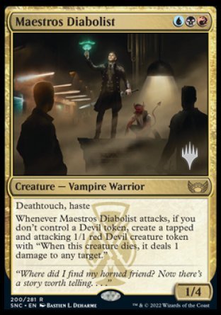 Maestros Diabolist (Promo Pack) [Streets of New Capenna Promos] | Good Games Modbury