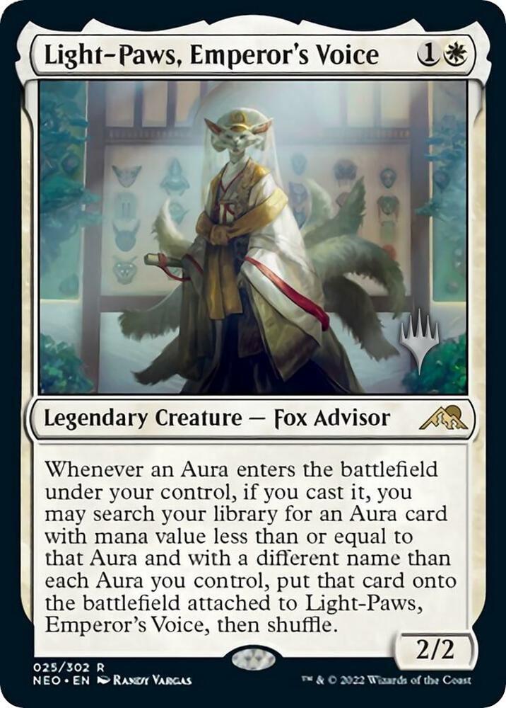 Light Paws Emperors Voice 25p/157 (Promo Pack: Kamigawa: Neon Dynasty)  - Foil | Good Games Modbury