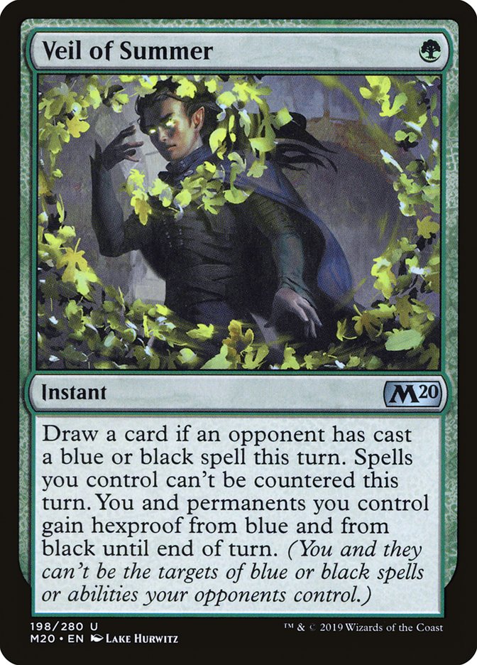 Veil of Summer [Core Set 2020] | Good Games Modbury