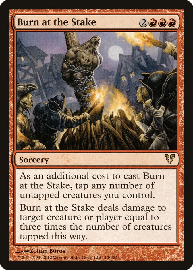 Burn at the Stake 130 (Avacyn Restored)  - Foil | Good Games Modbury