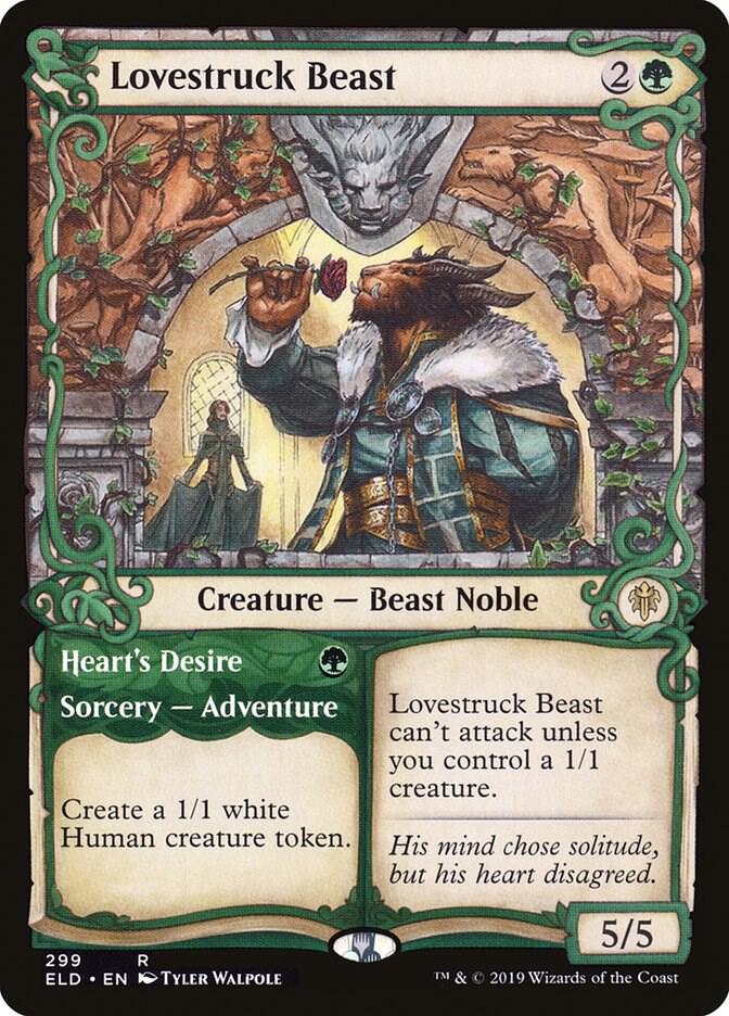 Lovestruck Beast // Heart's Desire 299/269 (Throne of Eldraine)  - Showcase | Good Games Modbury