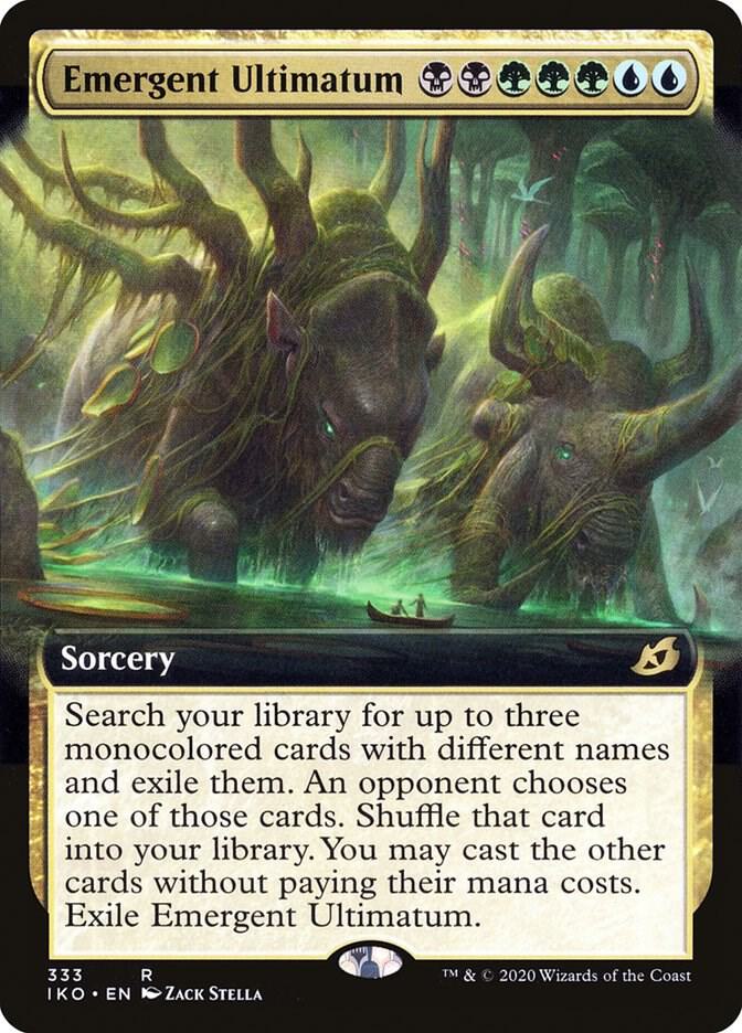 Emergent Ultimatum 333/274 (Ikoria: Lair of Behemoths)  - Extended Art | Good Games Modbury