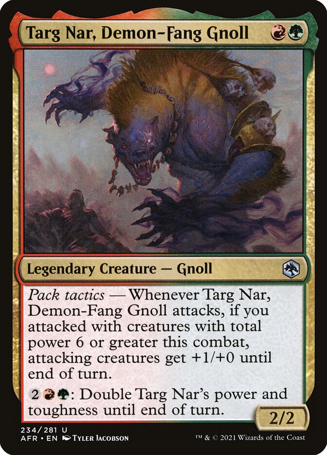 Targ Nar, Demon-Fang Gnoll 234/281 (Adventures in the Forgotten Realms)  | Good Games Modbury
