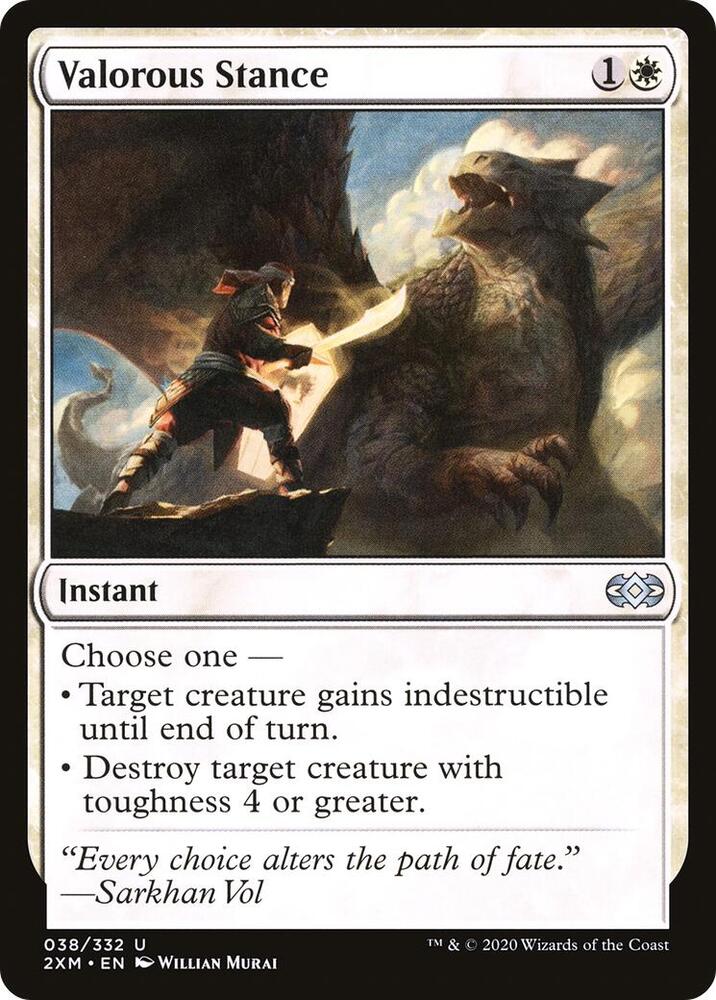 Valorous Stance 38/332 (Double Masters)  - Foil | Good Games Modbury