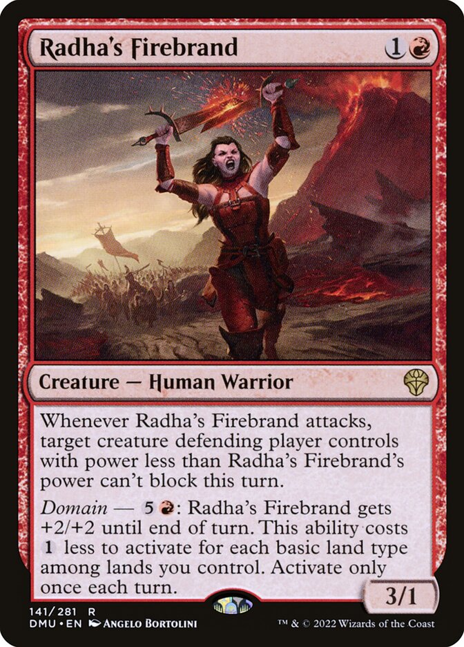 Radha's Firebrand 141/281 (Dominaria United)  - Foil | Good Games Modbury