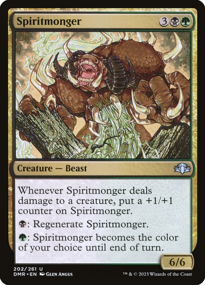 Spiritmonger 202/261 (Dominaria Remastered)  - Foil | Good Games Modbury