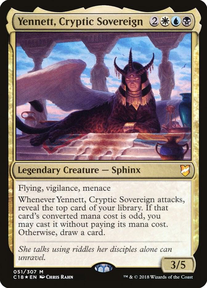 Yennett, Cryptic Sovereign 51/307 (Commander 2018)  - Foil | Good Games Modbury