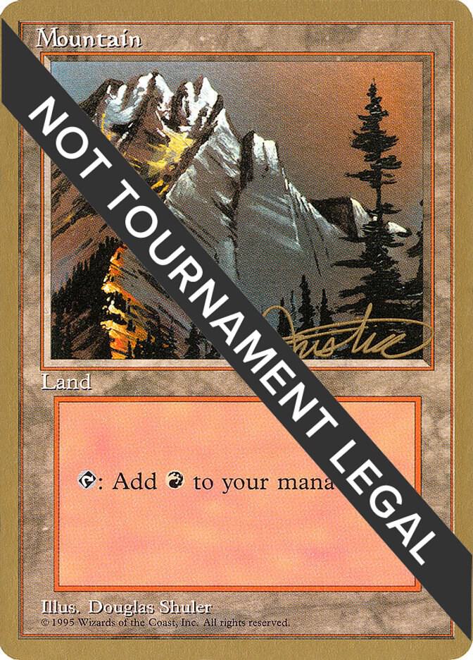 Mountain A 1996 Mark Justice 4ED mj373/308 (World Championship Decks)  | Good Games Modbury