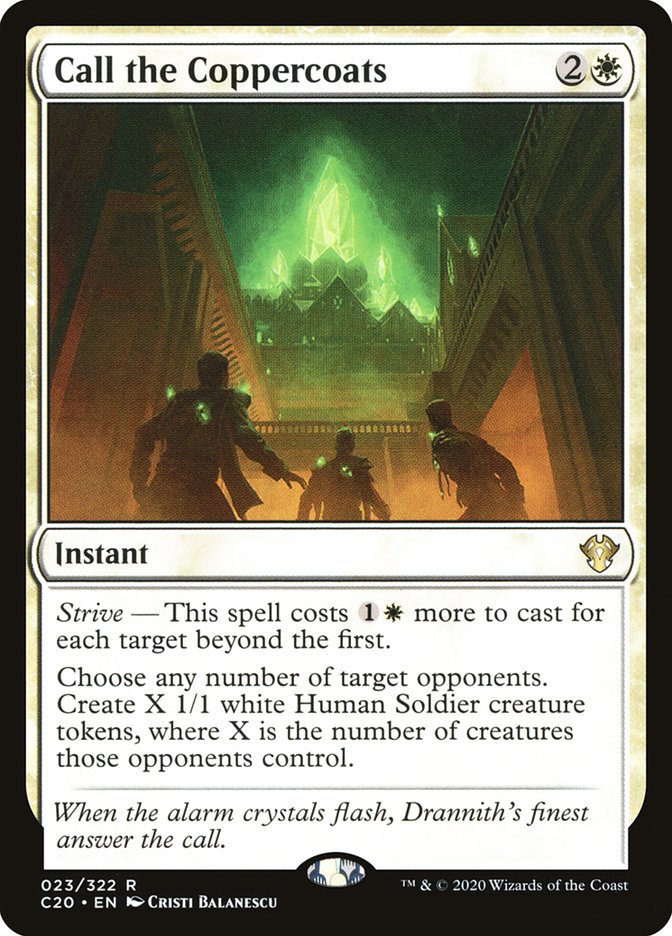 Call the Coppercoats [Commander 2020] | Good Games Modbury