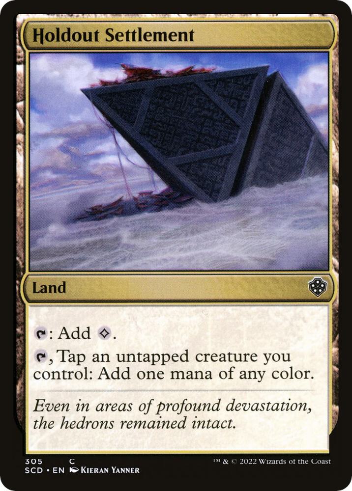 Holdout Settlement 305/352 (Starter Commander Decks)  | Good Games Modbury