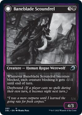 Baneblade Scoundrel 85/534 (Innistrad: Double Feature)  - Foil | Good Games Modbury