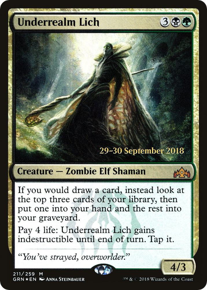 Underrealm Lich 211s/84 (Prerelease Cards)  - Foil | Good Games Modbury