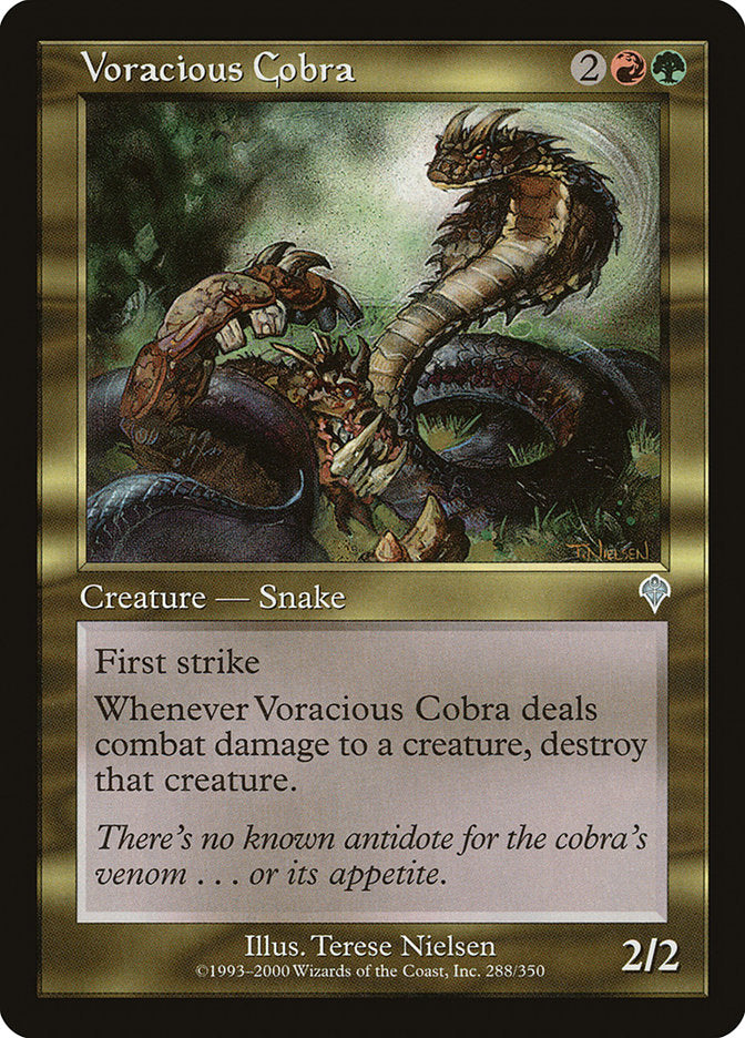 Voracious Cobra 288/350 (Invasion)  | Good Games Modbury