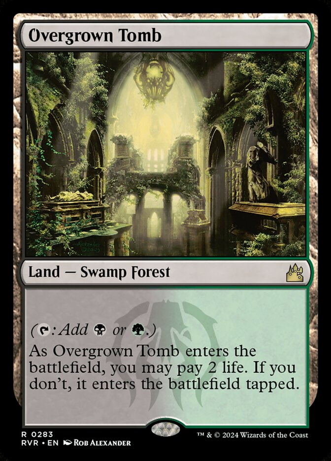 Overgrown Tomb 283/291 (Ravnica Remastered)  | Good Games Modbury