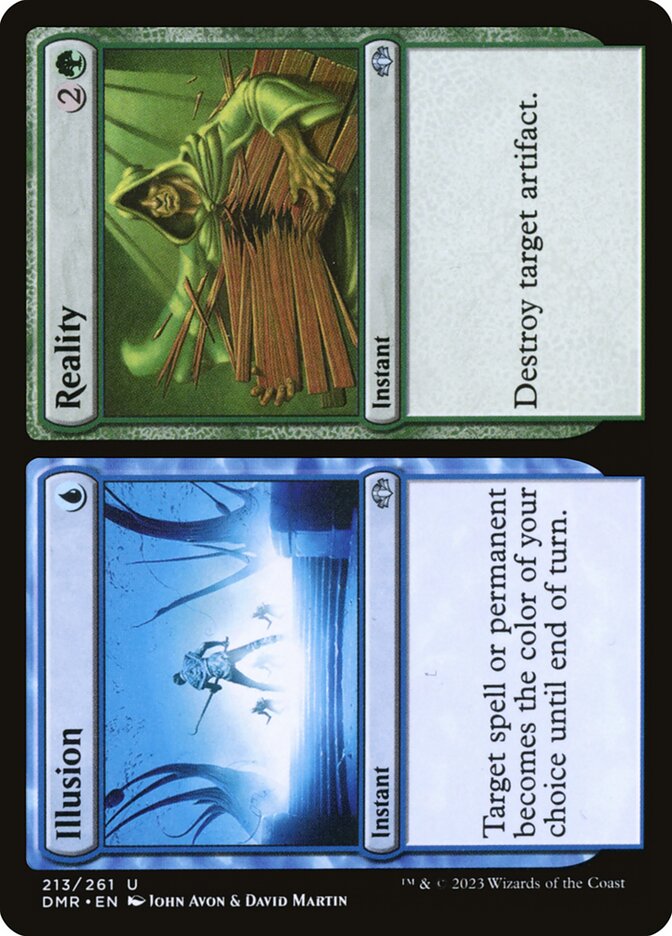Illusion // Reality 213/261 (Dominaria Remastered)  - Foil | Good Games Modbury
