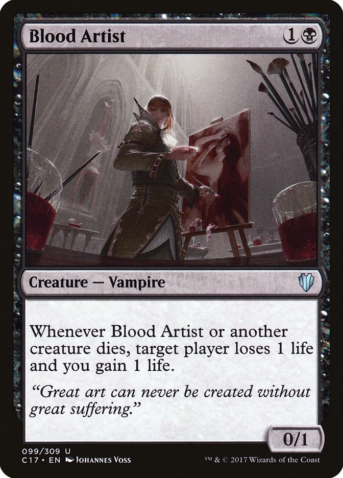 Blood Artist [Commander 2017] | Good Games Modbury