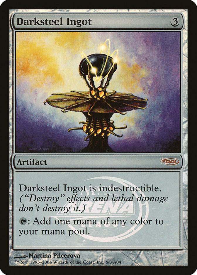 Darksteel Ingot 6/8 (Arena Promos)  - Foil | Good Games Modbury