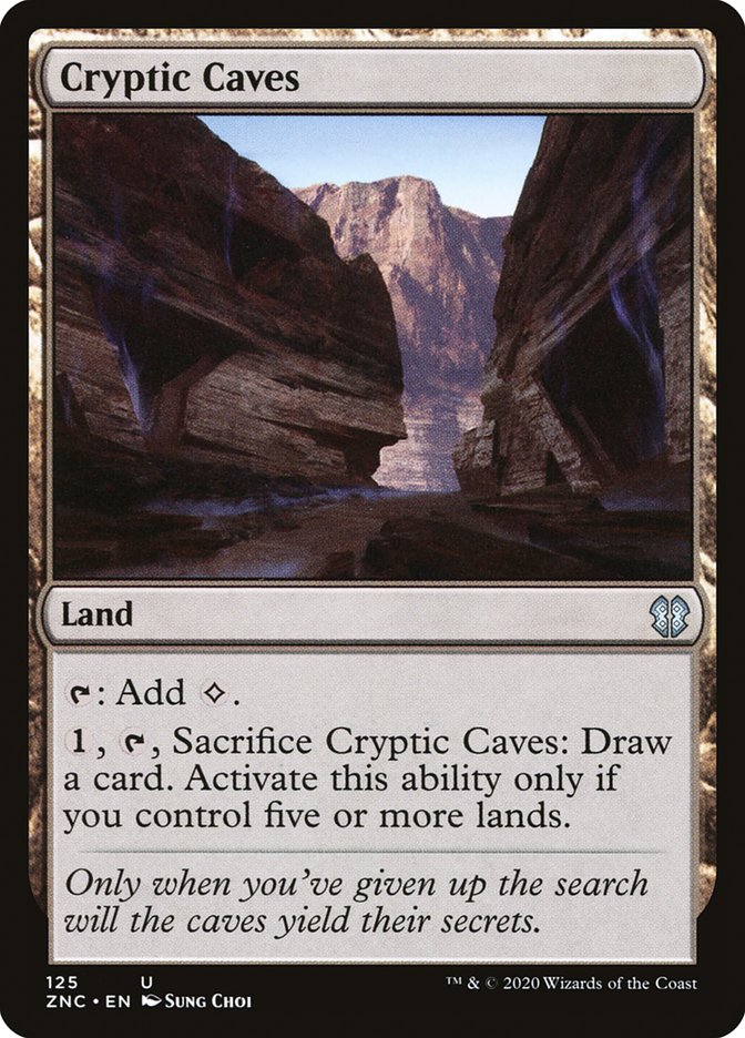 Cryptic Caves [Zendikar Rising Commander] | Good Games Modbury